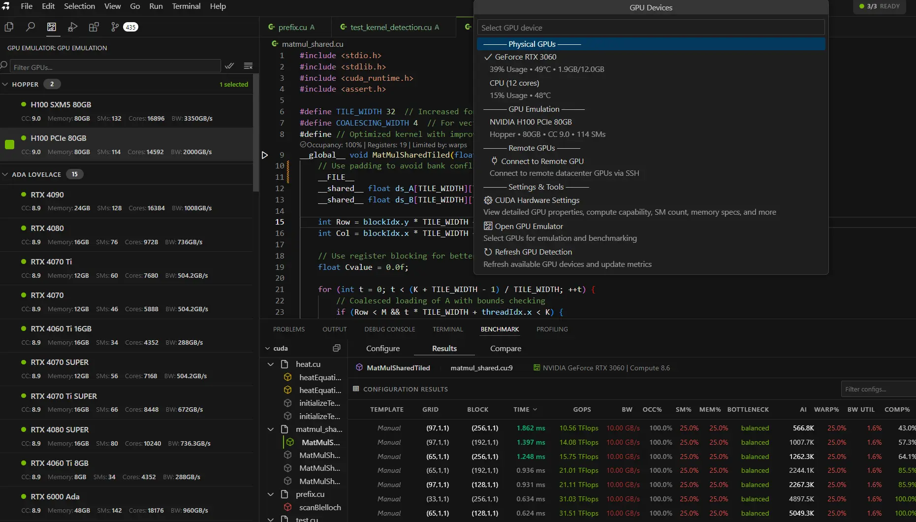 Full GPU Emulator - No Hardware Required - RightNow AI 0.0.30